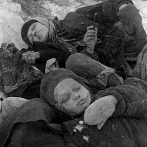 Сталинград. Замученные дети. Декабрь 1942 г.